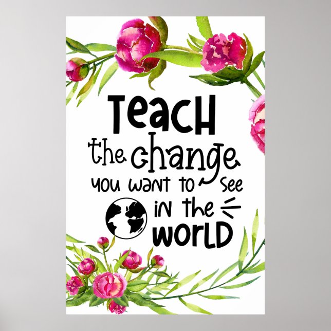 The teach you want to see poster (Front)