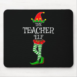 The Teacher Elf Family Matching Xmas Funny Idea Ch Mouse Pad