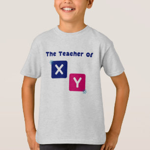 The Teacher Of X Y Math Algebra Teacher T-Shirt