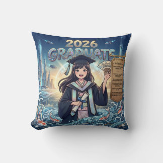 The "Tech-Savvy" Student (Focus on Innovation) Throw Pillow