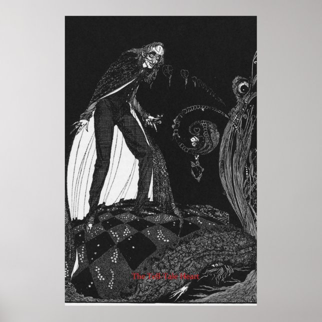 The Tell-Tale Heart by Harry Clarke Poster (Front)