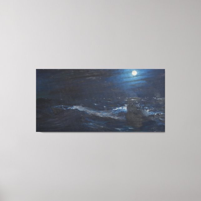 The Tell tale Moon Canvas Print (Front)