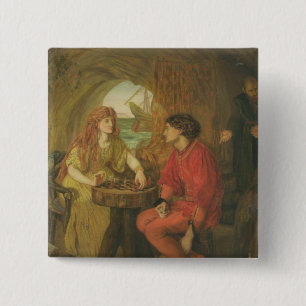 The Tempest 2 Inch Square Button