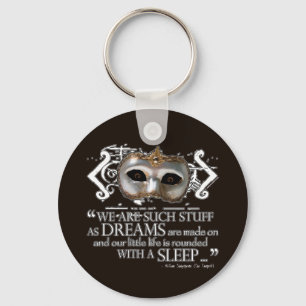 The Tempest Quote Keychain