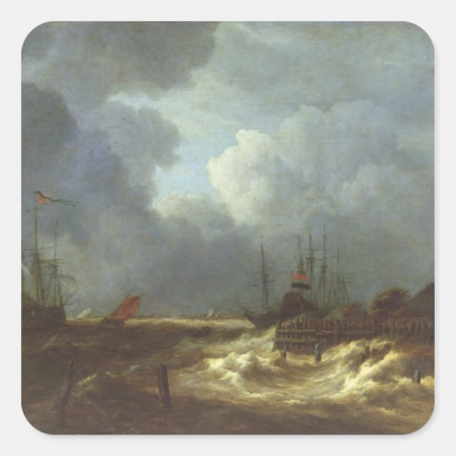 The Tempest Square Sticker (Front)