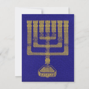 The Temple Lampstand stationary flat Note Card