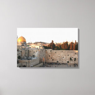 The Temple Mount in Jerusalem Canvas Print