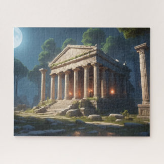 The Temple of Artemis at Ephesus as seen by Ai Jigsaw Puzzle
