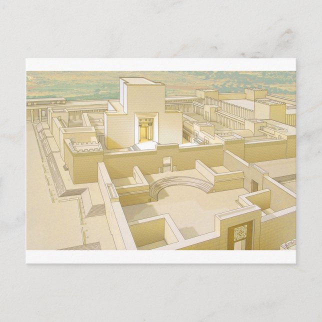 The Temple of Jerusalem Postcard (Front)