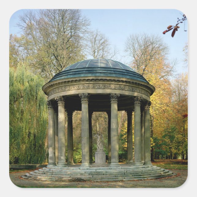 The Temple of Love in the Parc du Petit Square Sticker (Front)