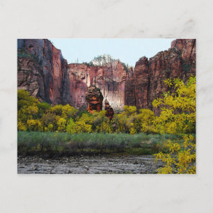 The Temple of Sinawava, Zion, Utah, Postcard
