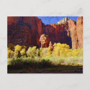 The Temple of Sinawava, Zion, Utah, Postcard