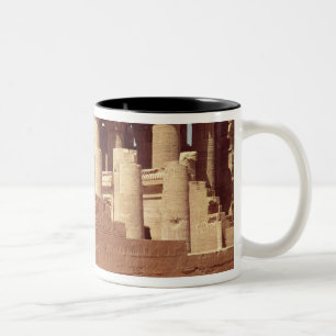 The Temple of Sobek and Haroeris Two-Tone Coffee Mug
