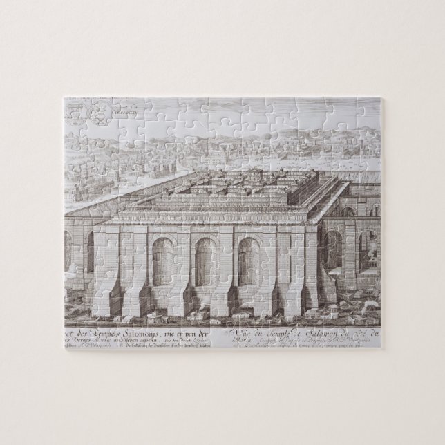 The Temple of Solomon, Jerusalem, from 'Entwurf ei Jigsaw Puzzle (Horizontal)