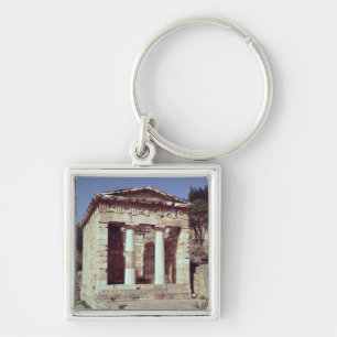 The Temple of the Treasures of the Athenians Keychain
