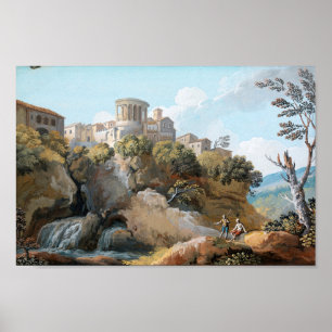 The Temple of Vesta   Giovanni Battista Busiri Poster