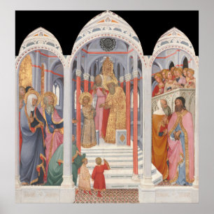 The Temple - Paolo di Giovanni Fei Fine Art Poster