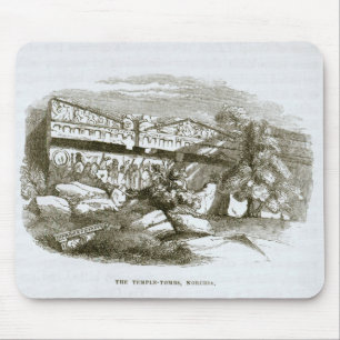 The Temple-Tombs at Norchia Mouse Pad