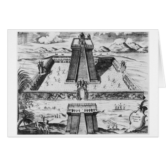 The Templo Mayor at Tenochtitlan (Front Horizontal)