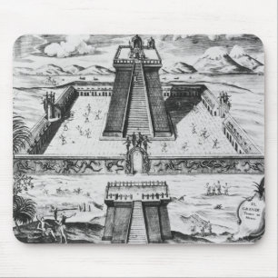 The Templo Mayor at Tenochtitlan Mouse Pad