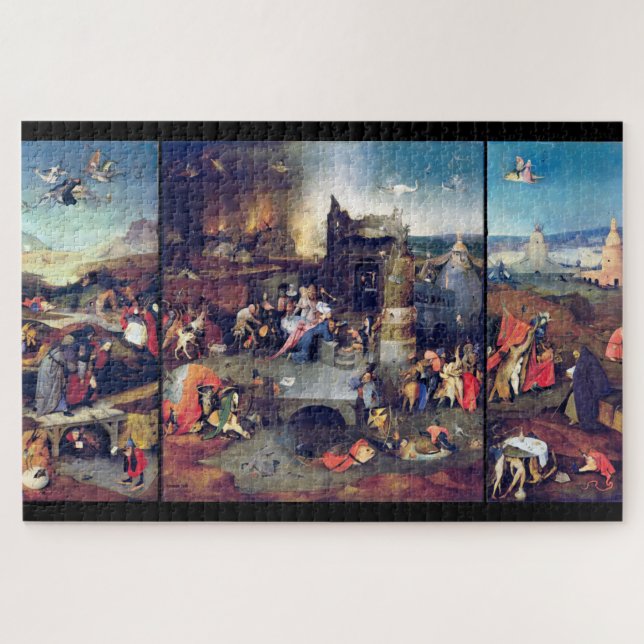 The Temptation of Saint Anthony, Bosch Jigsaw Puzzle (Horizontal)