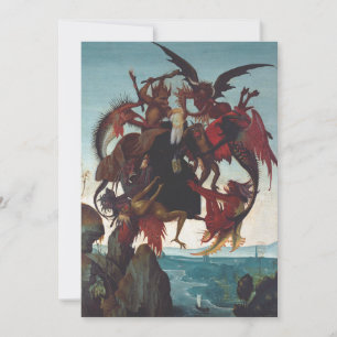 The Temptation of Saint Anthony by Michelangelo Invitation