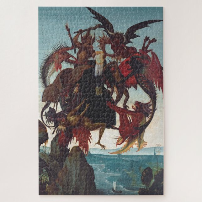 The Temptation of Saint Anthony by Michelangelo Jigsaw Puzzle (Vertical)