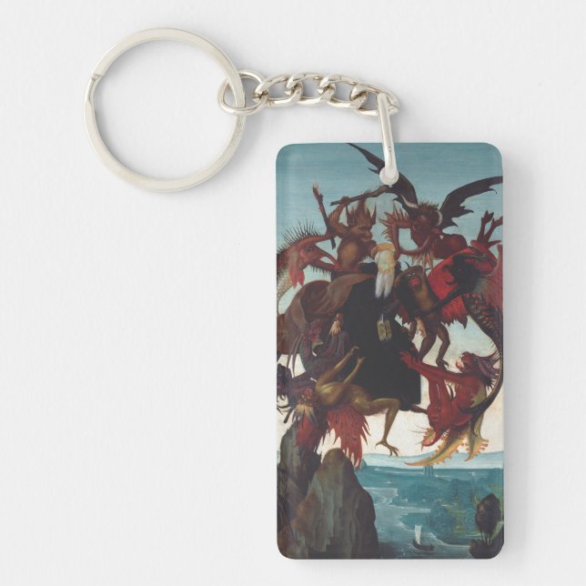 The Temptation of Saint Anthony by Michelangelo Keychain (Front)