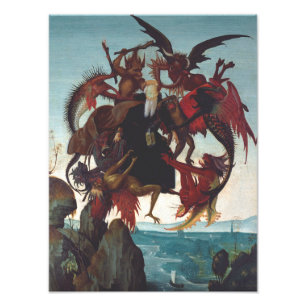 The Temptation of Saint Anthony by Michelangelo Photo Print