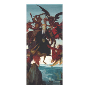 The Temptation of Saint Anthony by Michelangelo Rack Card