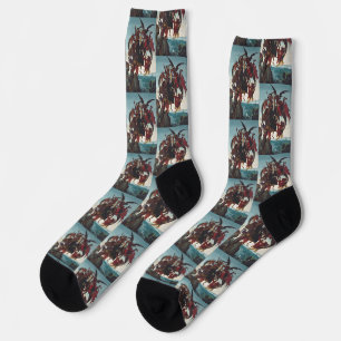 The Temptation of Saint Anthony by Michelangelo Socks