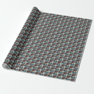 The Temptation of Saint Anthony by Michelangelo Wrapping Paper