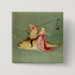 The Temptation of St. Anthony 2 Inch Square Button