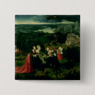 The Temptation of St. Anthony 2 Inch Square Button
