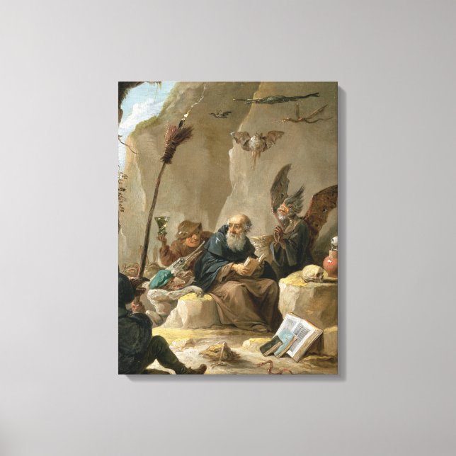 The Temptation of St. Anthony Canvas Print (Front)