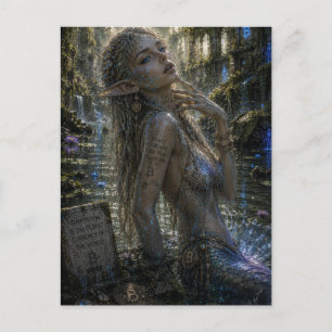 The Temptress / The Mermaid / The Overgrown River Postcard