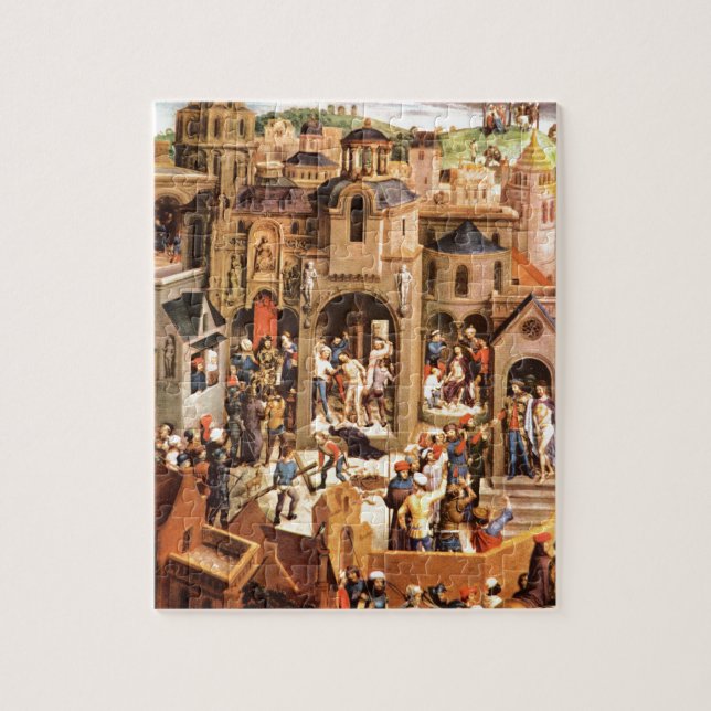 The temtation of Christ painting old masters Jigsaw Puzzle (Vertical)