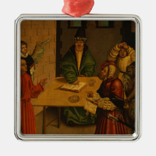 The Ten Commandments, 1516 Metal Ornament