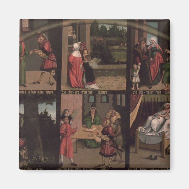 The Ten Commandments Magnet (Front)