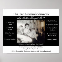 The Ten Commandments My Mother Taught Me