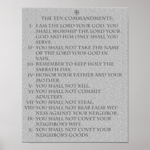 THE Ten Commandments: Poster