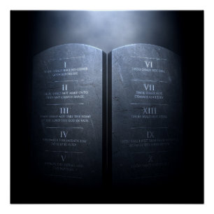 The Ten Commandments Poster