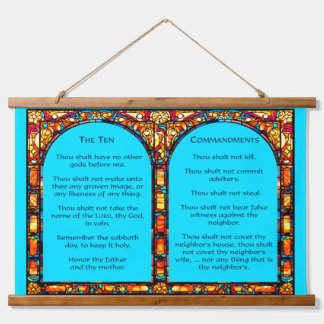 The Ten Commandments Tapestry