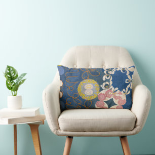 The Ten Largest, Group IV, No.1 by Hilma af Klint Lumbar Pillow