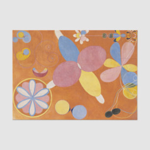 The Ten Largest, Group IV, No.3 by Hilma af Klint  Tissue Paper