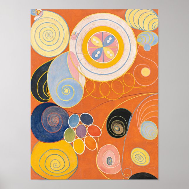 The Ten Largest, Group IV, No.4 by Hilma af Klint Poster (Front)