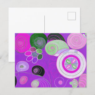 The Ten Largest, Group IV, No.4 (Purple) Postcard