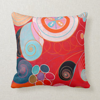 The Ten Largest, Group IV, No.4 (Red) Throw Pillow