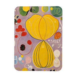 The Ten Largest, Group IV, No.7 by Hilma af Klint Magnet
