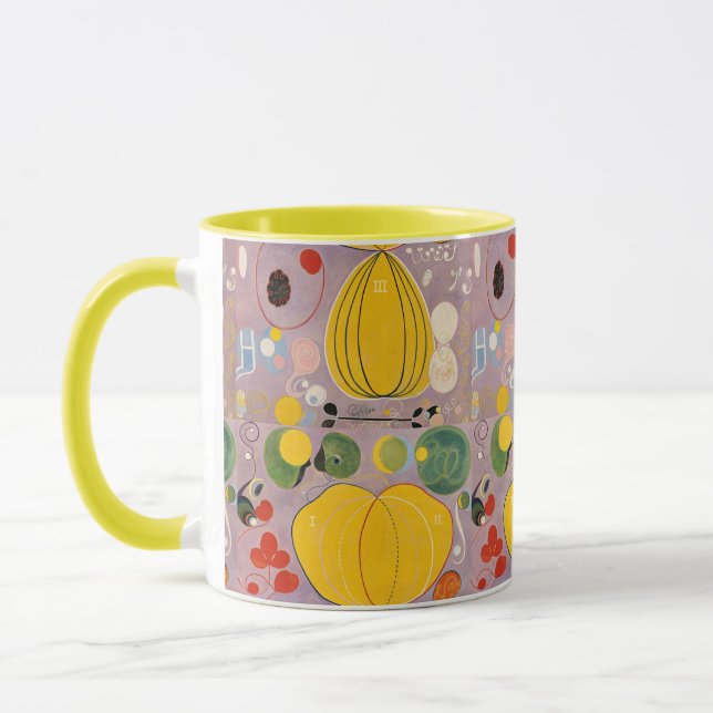 The Ten Largest, Group IV, No.7 by Hilma af Klint Mug (Left)